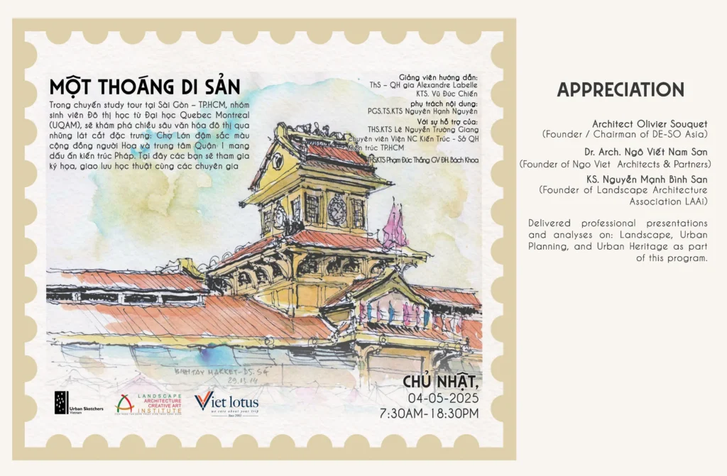 STUDYING AND SKETCHING THE HISTORY AND CULTURE OF SAIGON-Vietlotus