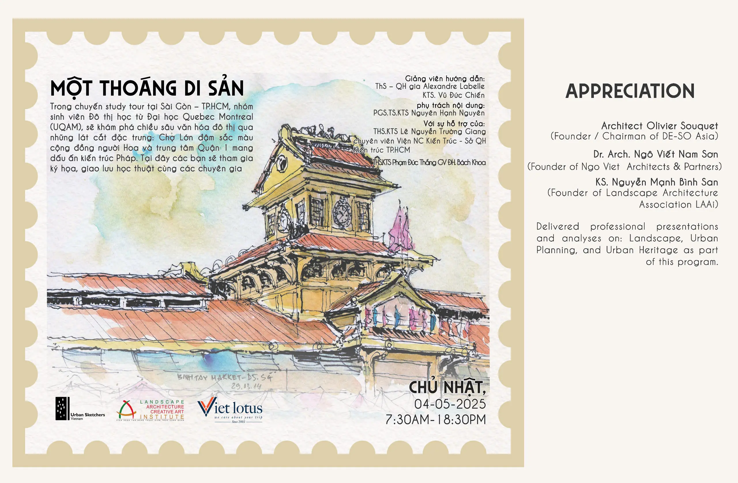 STUDYING AND SKETCHING THE HISTORY AND CULTURE OF SAIGON-Vietlotus
